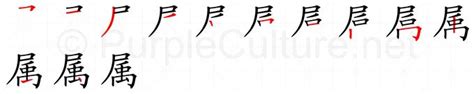 属 meaning|Chinese Word: 属